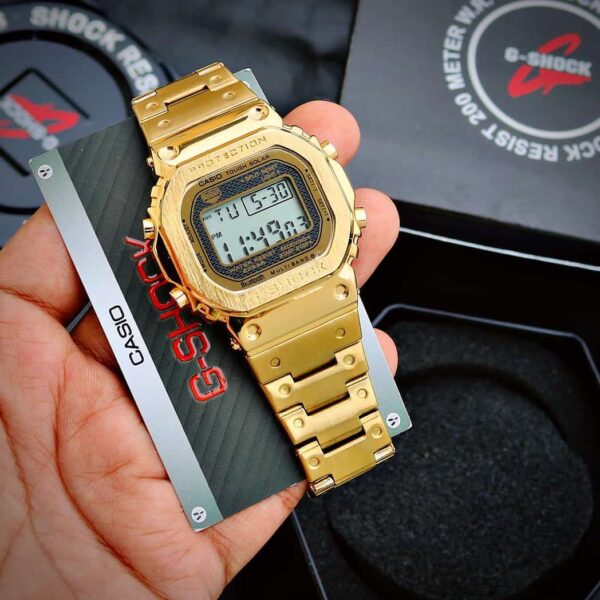 G shock metal gold